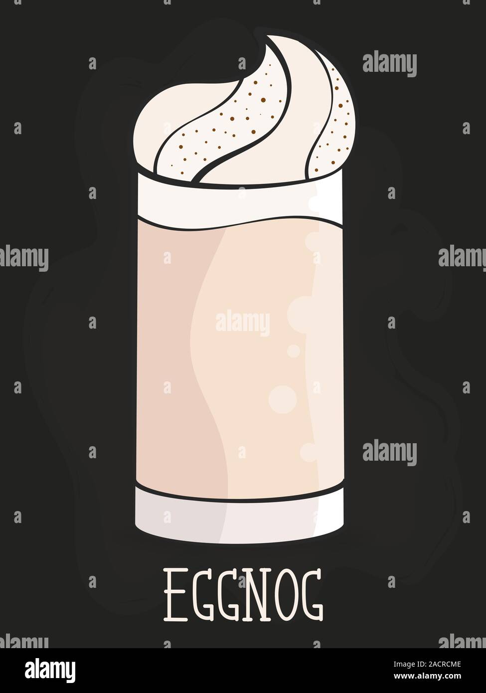 Eggnog drawing hires stock photography and images Alamy