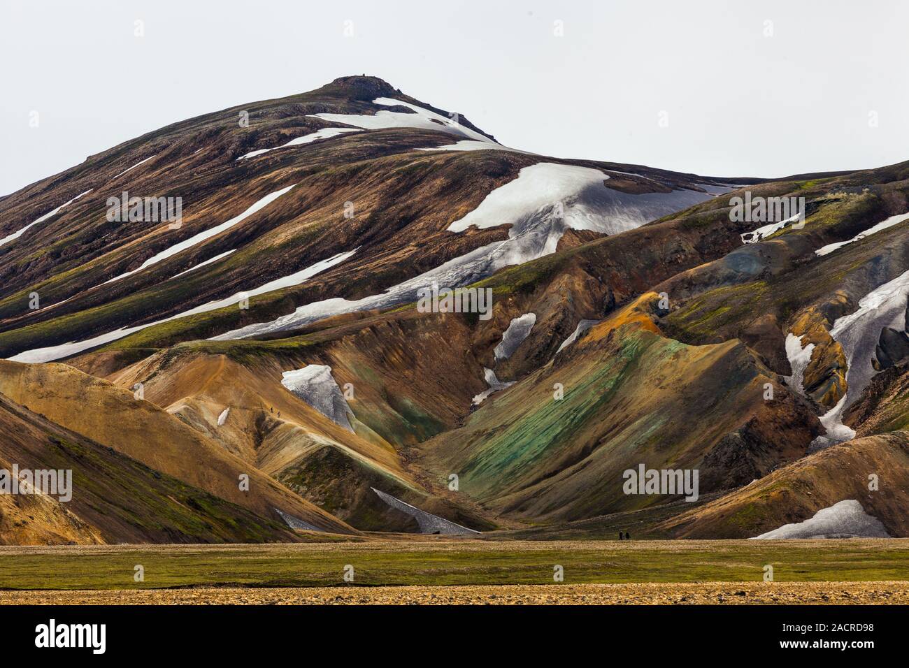 rangy landscape in Landmannalaugar Stock Photo