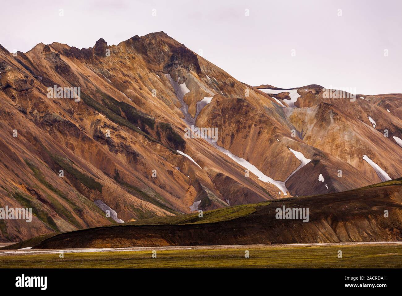 rangy landscape in Landmannalaugar Stock Photo