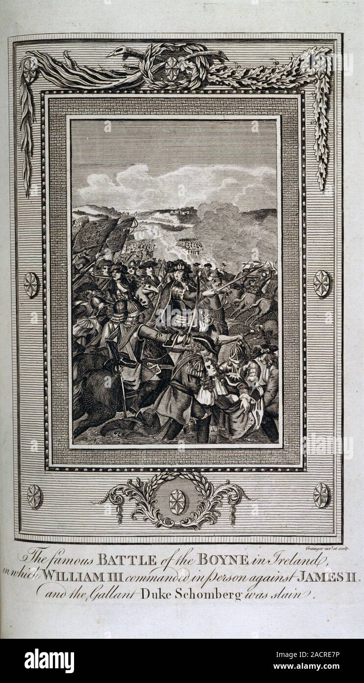 Battle of the Boyne, 'The famous Battle of the Boyne in Ireland in ...