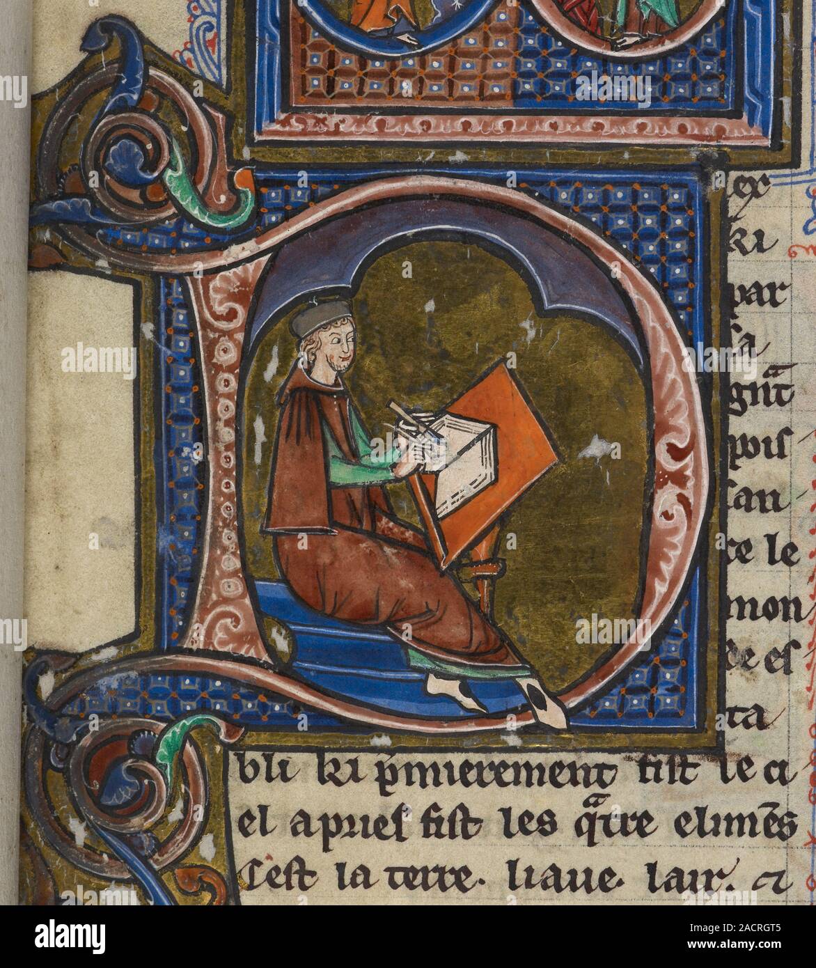 The author writing his book, (Detail) Initial 'D': the author writing ...