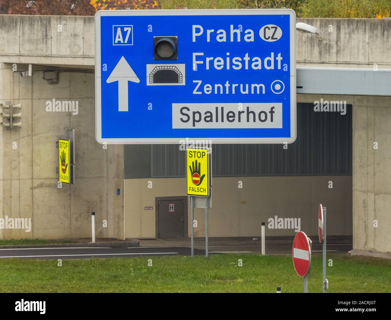 Austria, Linz, city highway Stock Photo - Alamy