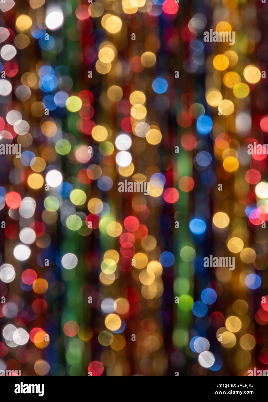 Christmas lights out of focus. Background for cards and New Year