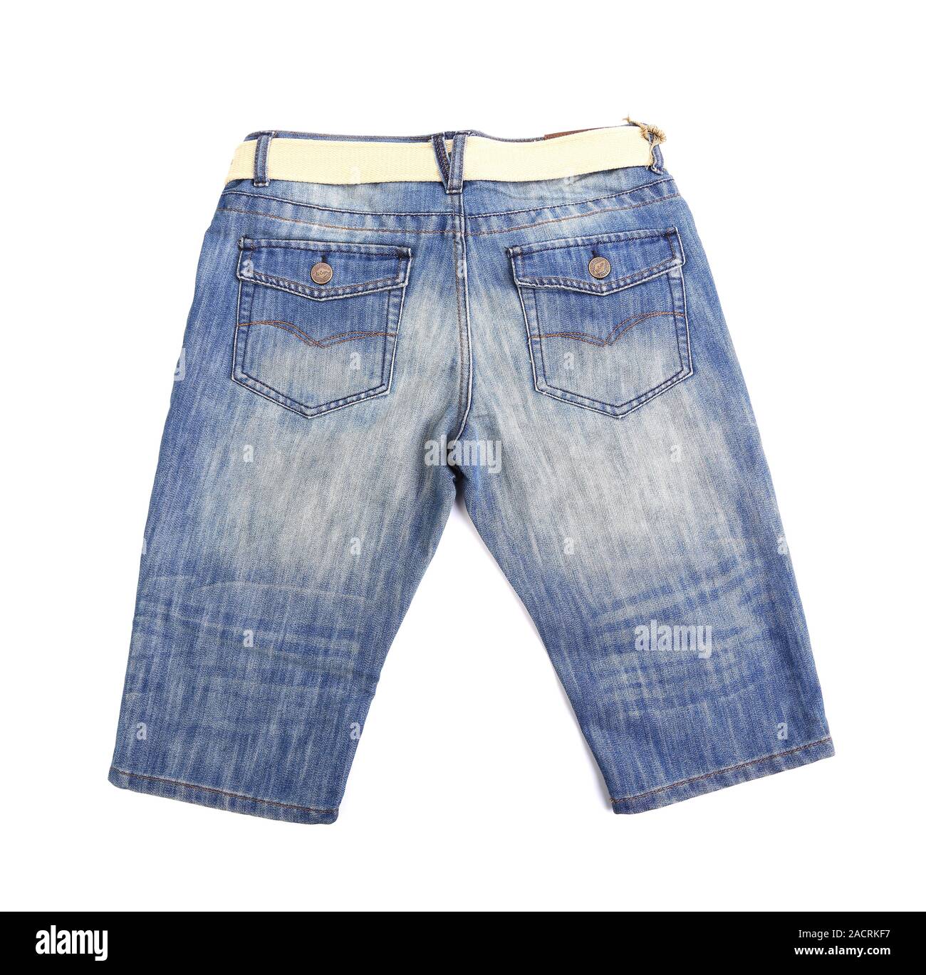 baby jeans isolated on white background Stock Photo Alamy