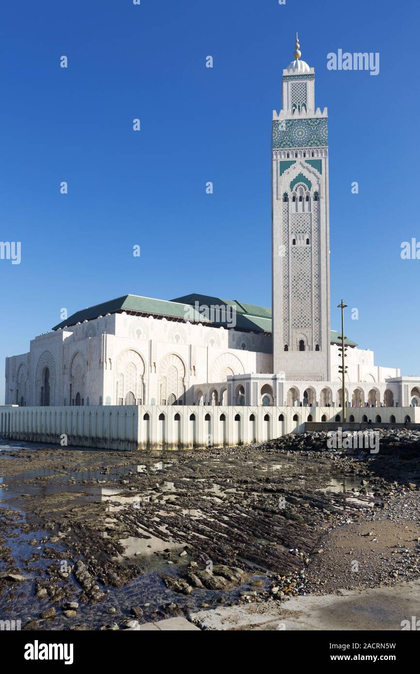 Moschee Hassan II in Casablanca, Morocco Stock Photo
