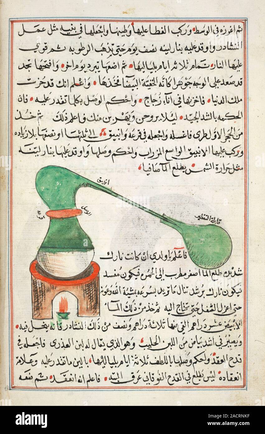 Distillation, An illustration showing the process of distillation ...