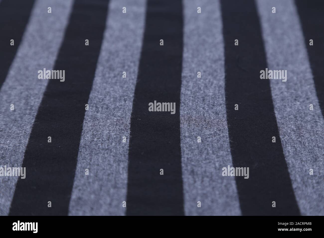 striped fabric close background Stock Photo