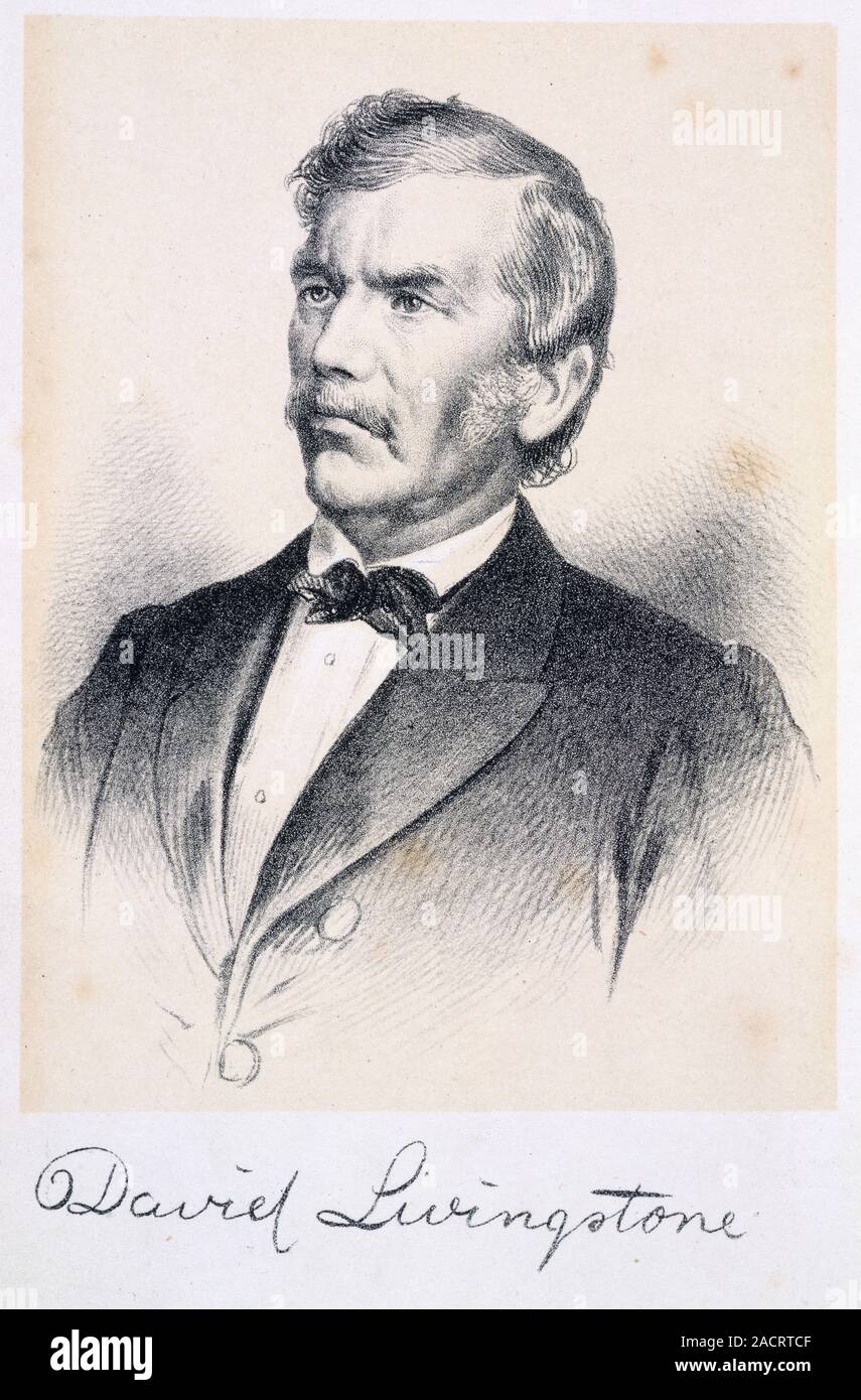 David Livingstone (1813 1873 ). Scottish missionary and traveller. A