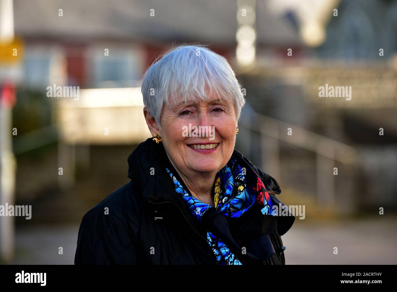 United Kingdom General Election Thursday 12th December 2019. Madeleine Moon Labour candidate for Bridgend, South Wales. Picture taken November 2019. Stock Photo