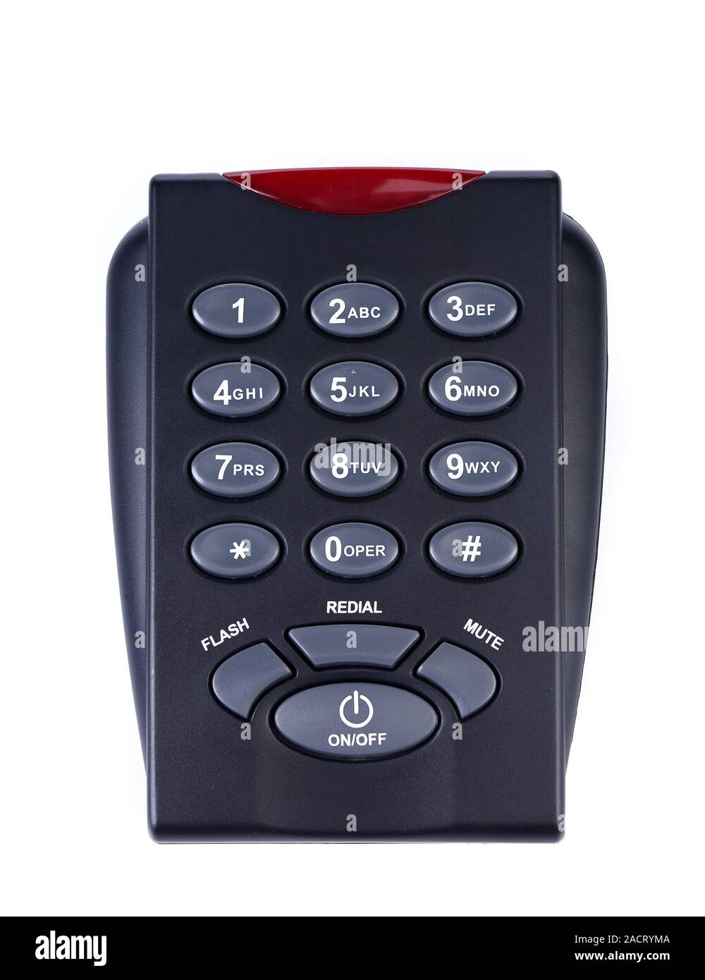 Remote control on a white background Stock Photo