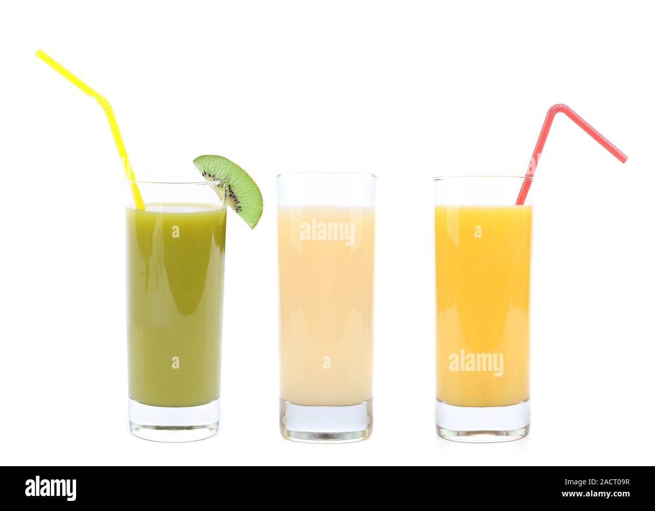 orange, kiwi and banana juice Stock Photo Alamy