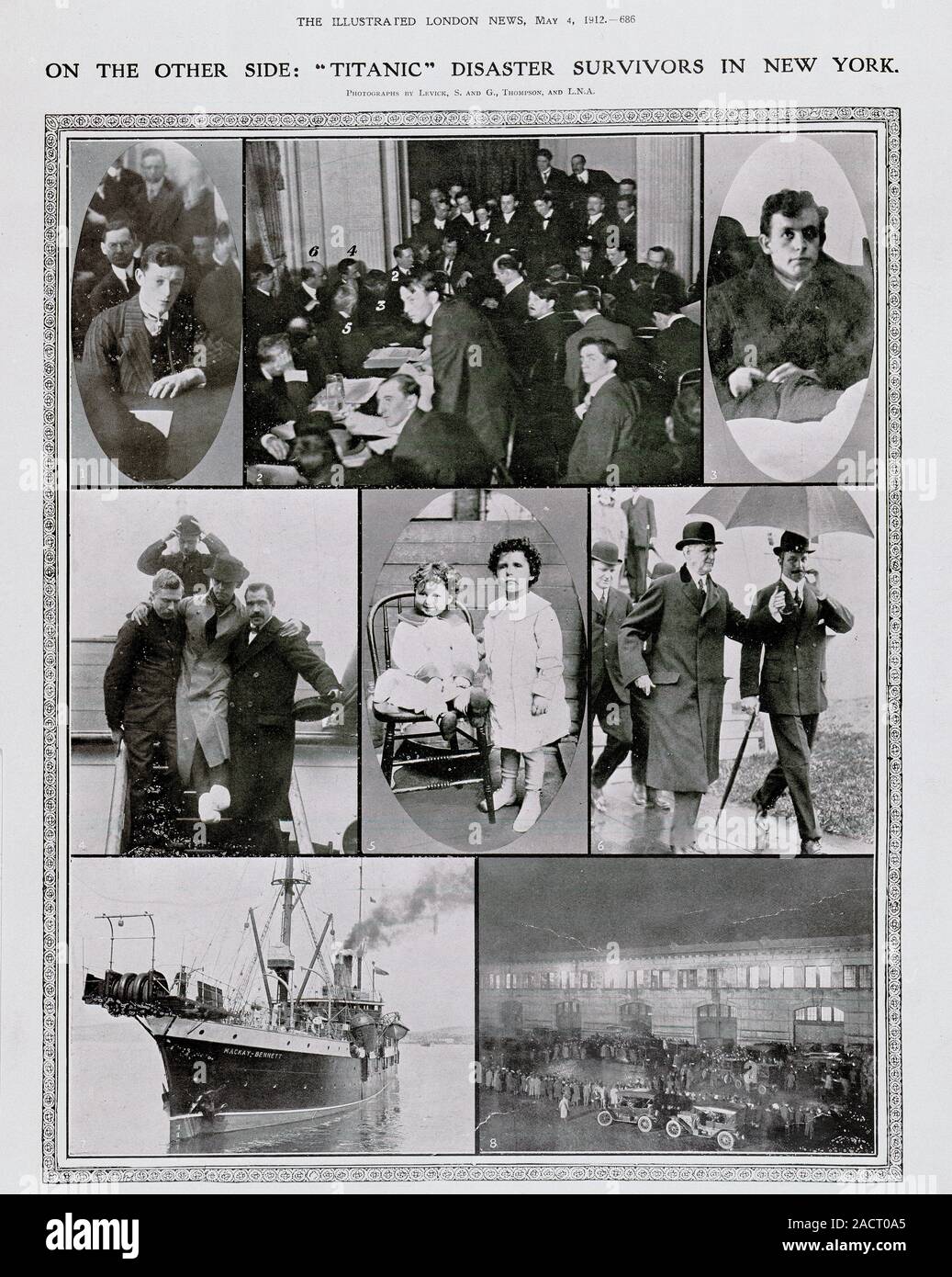 Titanic Survivors On The Other Side Titanic Disaster Survivors In 