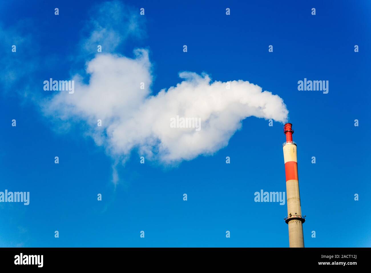 Industrial vent with exhaust gases Stock Photo Alamy