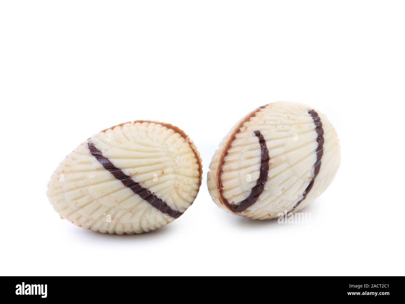 Chocolate seashells. Stock Photo