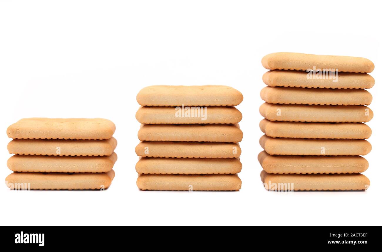 Stakes saltine soda cracker. Stock Photo