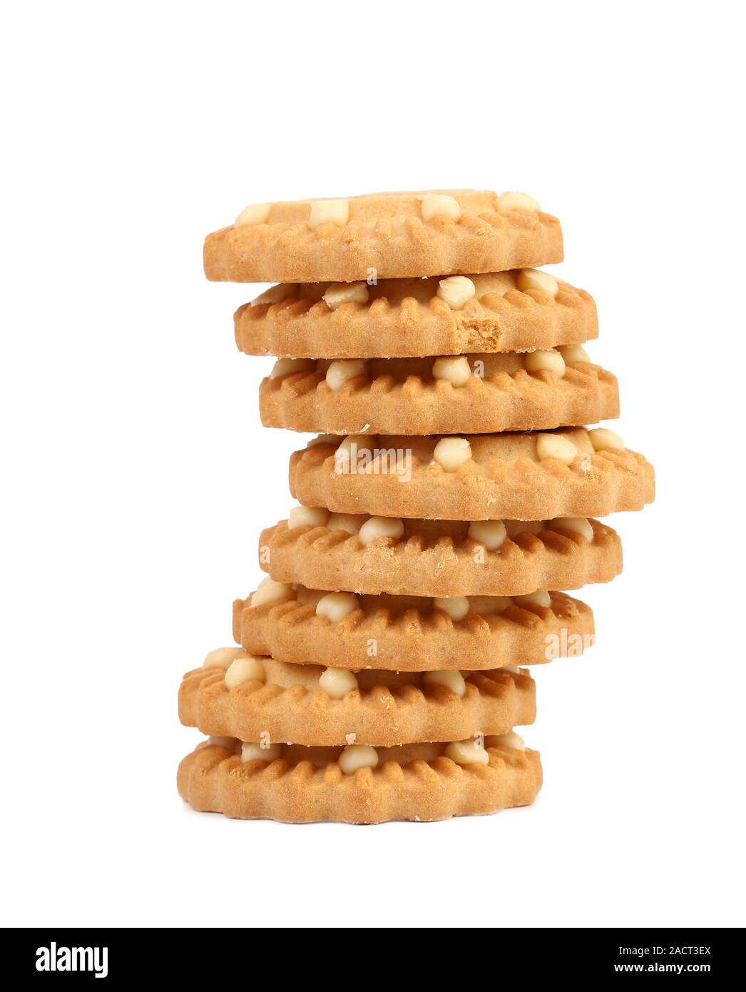 Shortbread biscuits arrangement Cut Out Stock Images & Pictures - Alamy