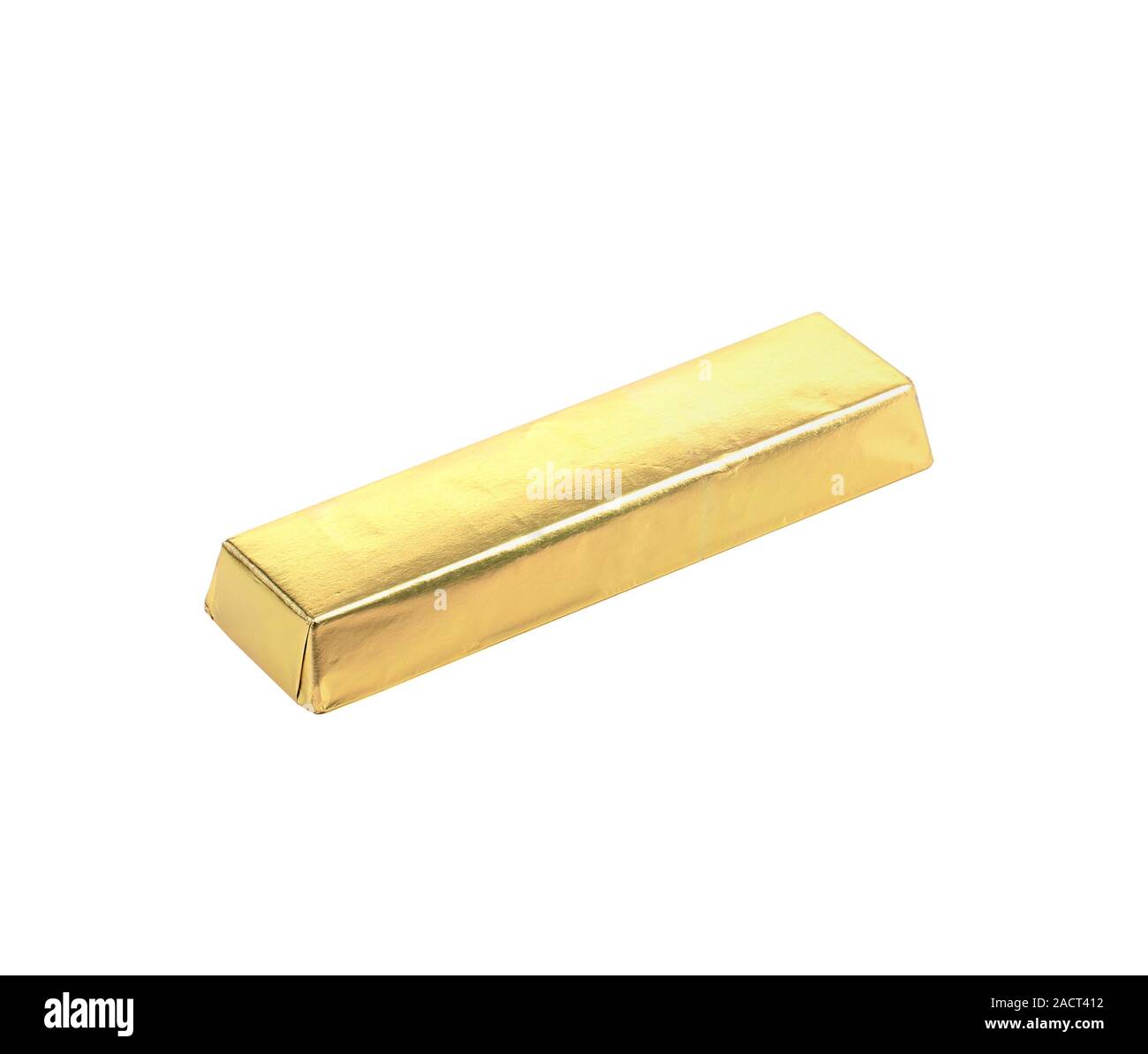 Chocolate Bar Gold Foil Stock Photos & Chocolate Bar Gold Foil Stock