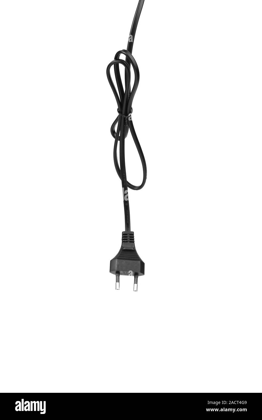 Black electric cable Stock Photo - Alamy
