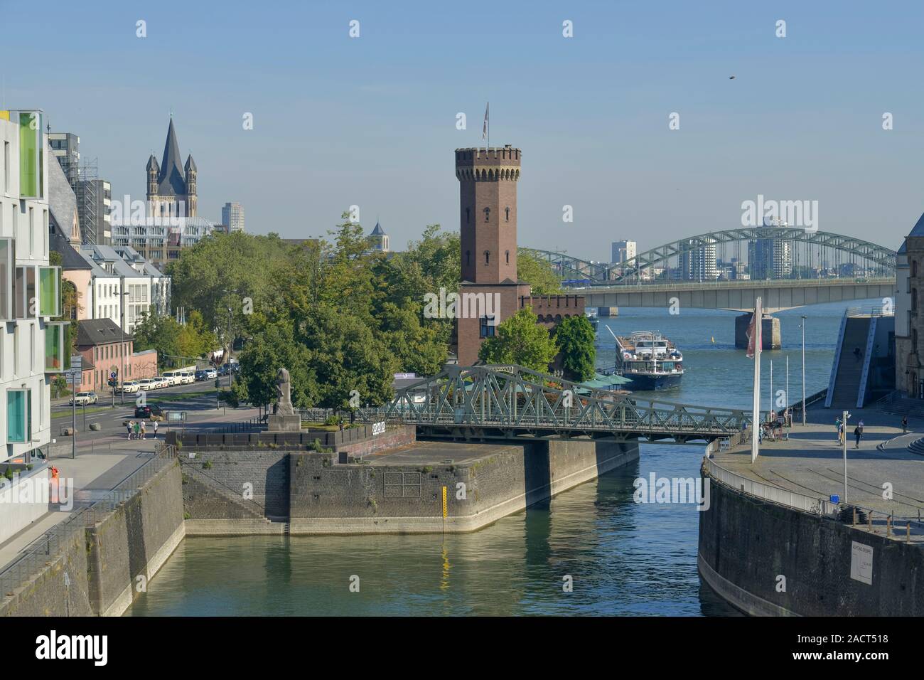 Malakoffturm, Rheinau-Hafen, Köln, Nordrhein-Westfalen, Deutschland Stock Photo