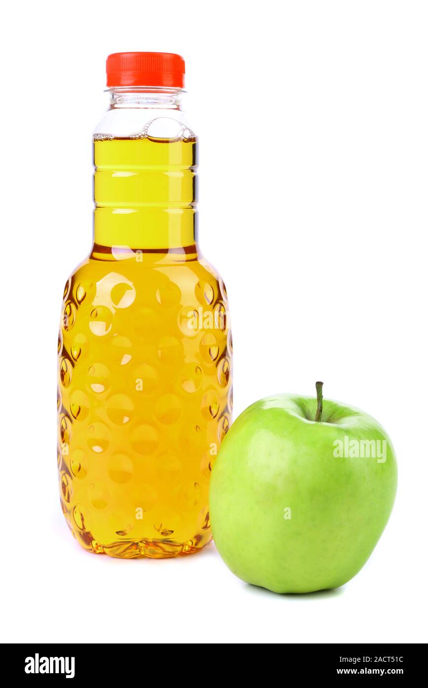 Delicious apple juice in plastic bottle Stock Photo Alamy