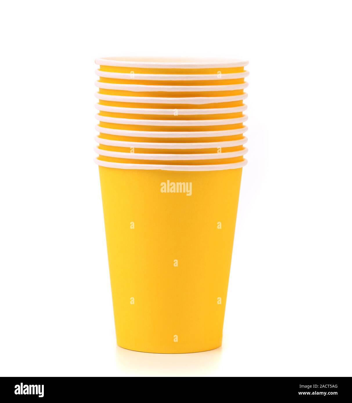 Pile of colorful paper coffee cup hi-res stock photography and images ...