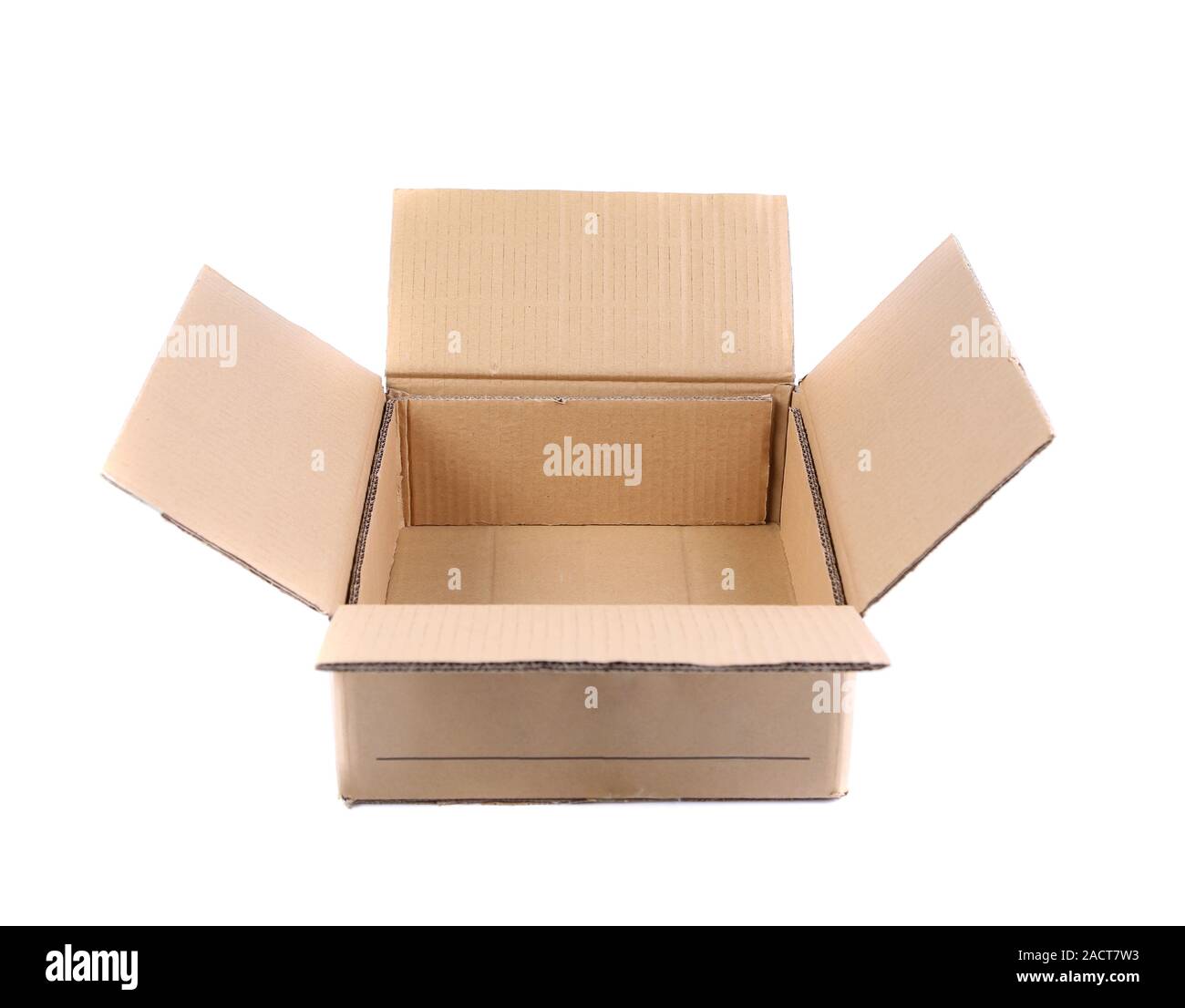 Top view of carton box Stock Photo - Alamy