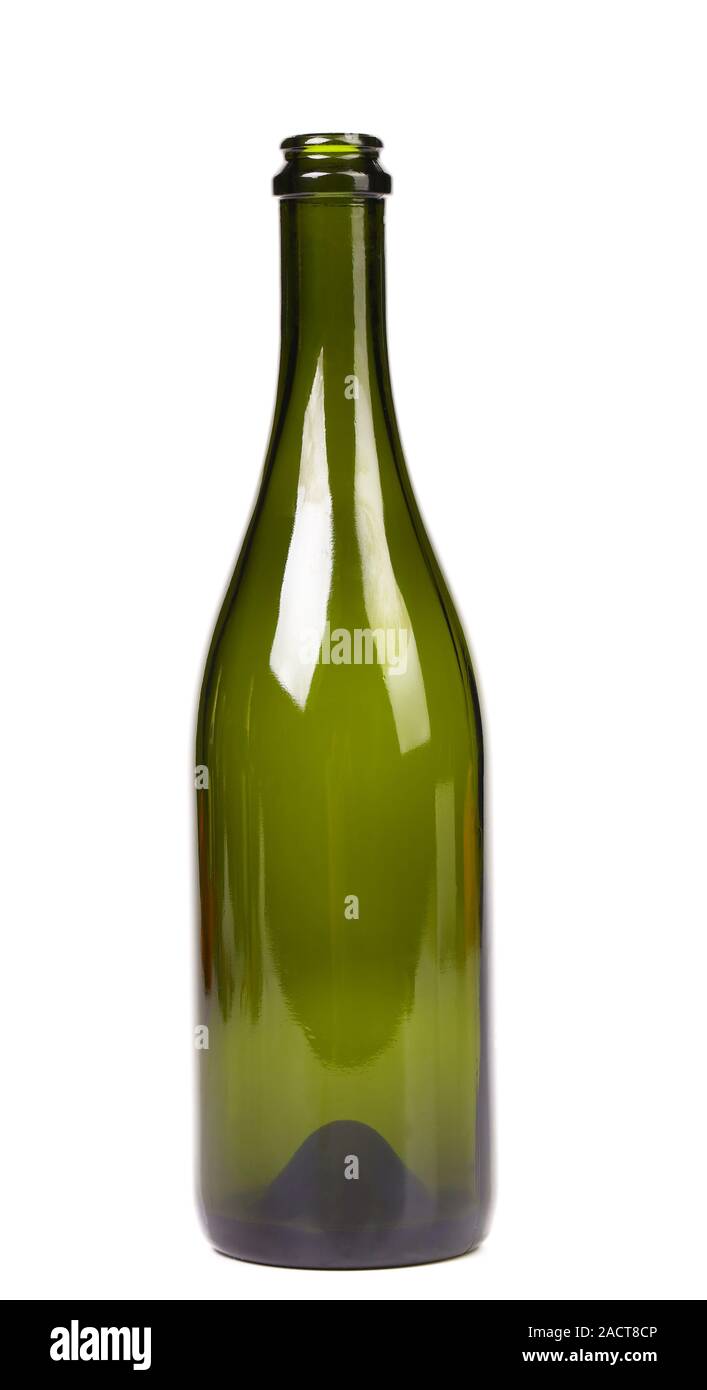 Empty champagne bottle Stock Photo - Alamy