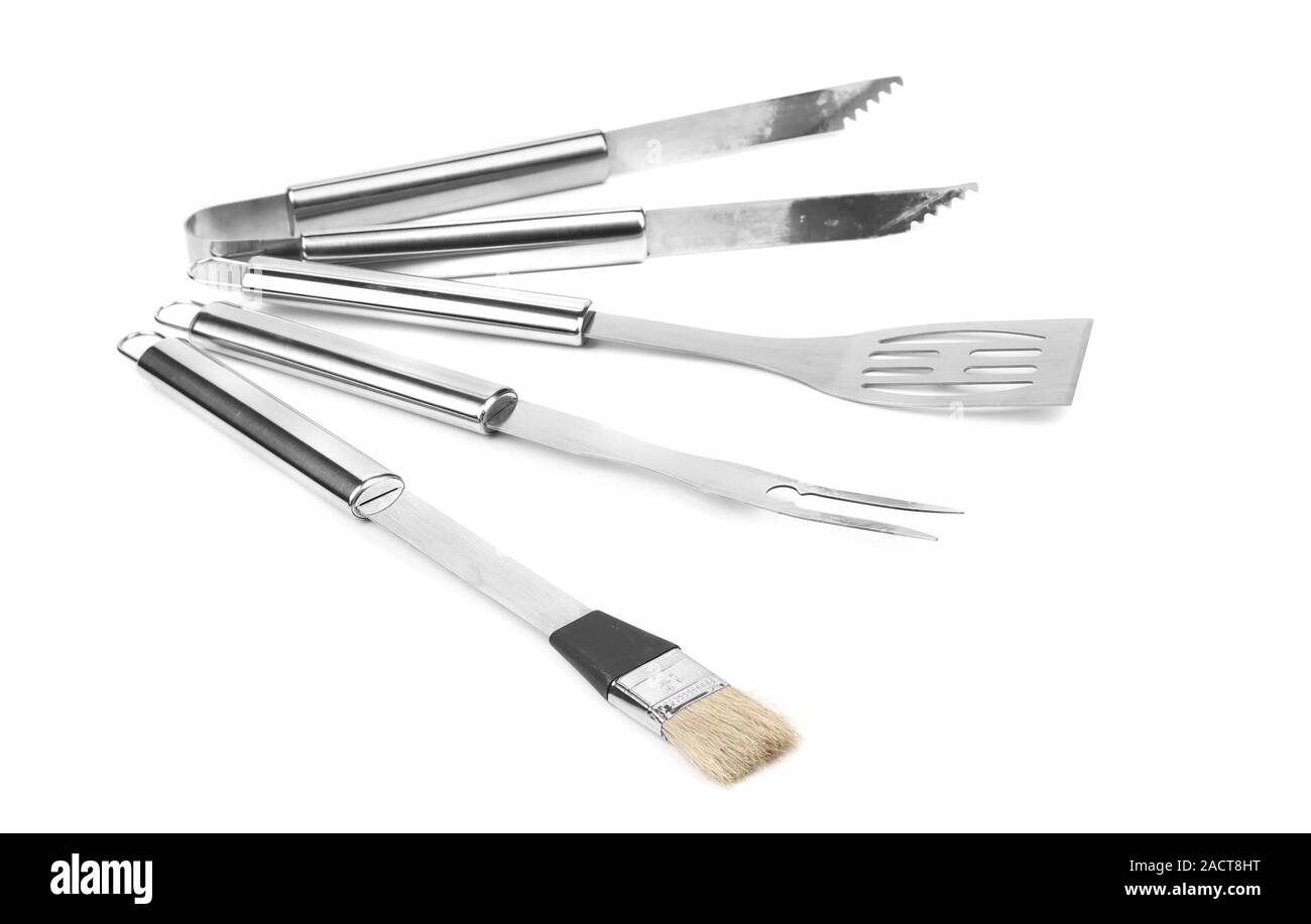 Set of BBQ tools. Stock Photo
