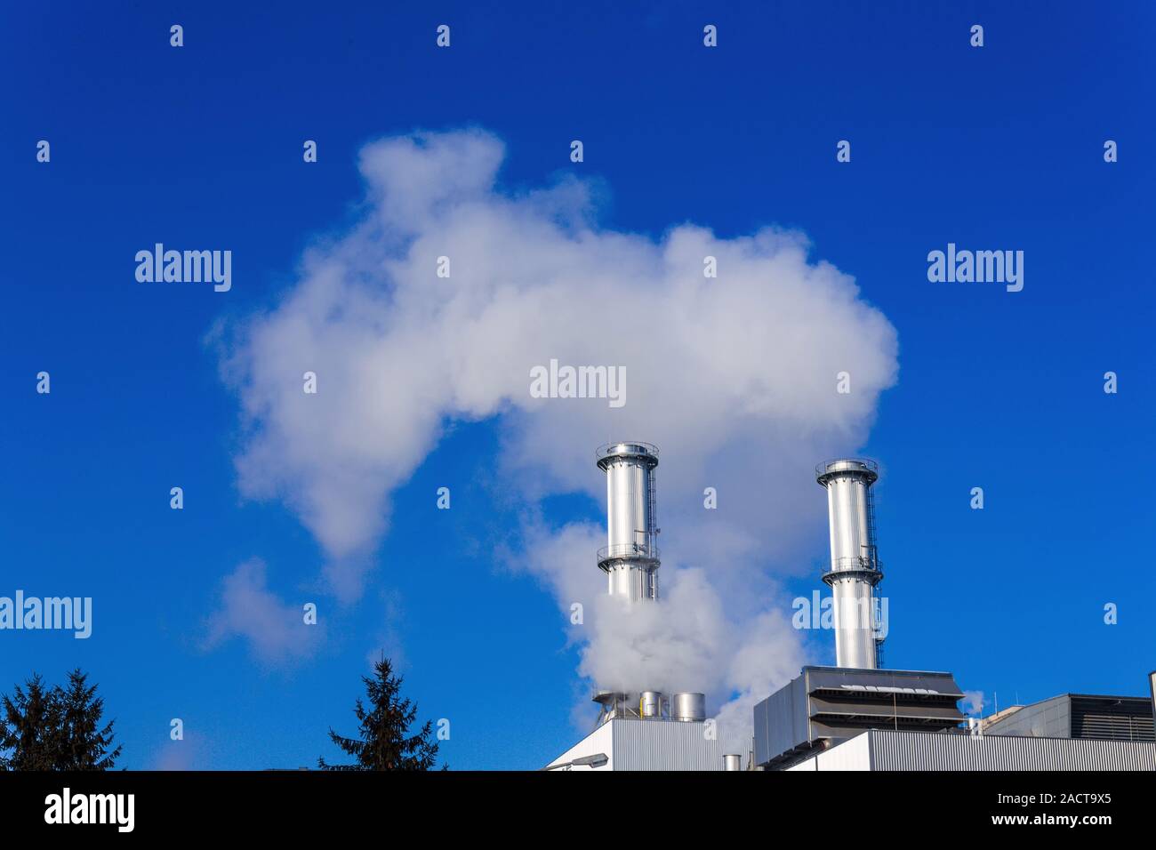 Industrial vent with exhaust gases Stock Photo Alamy