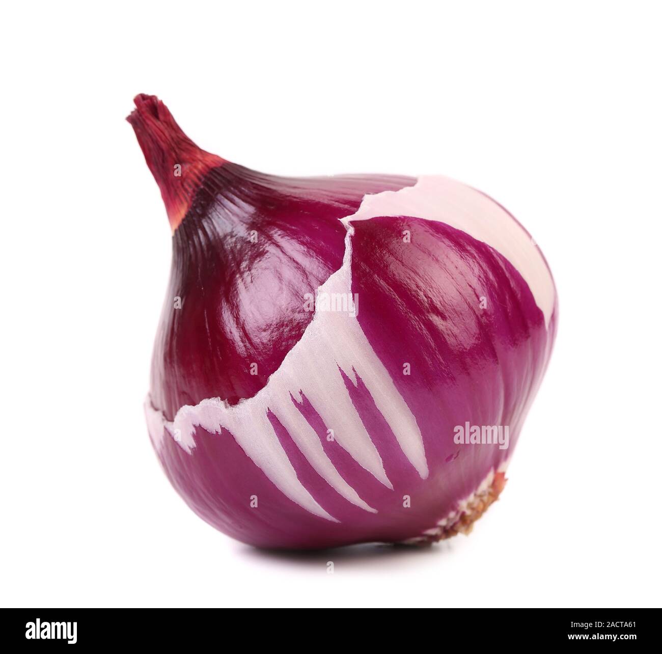 Peeled red onion bulb Stock Photo Alamy