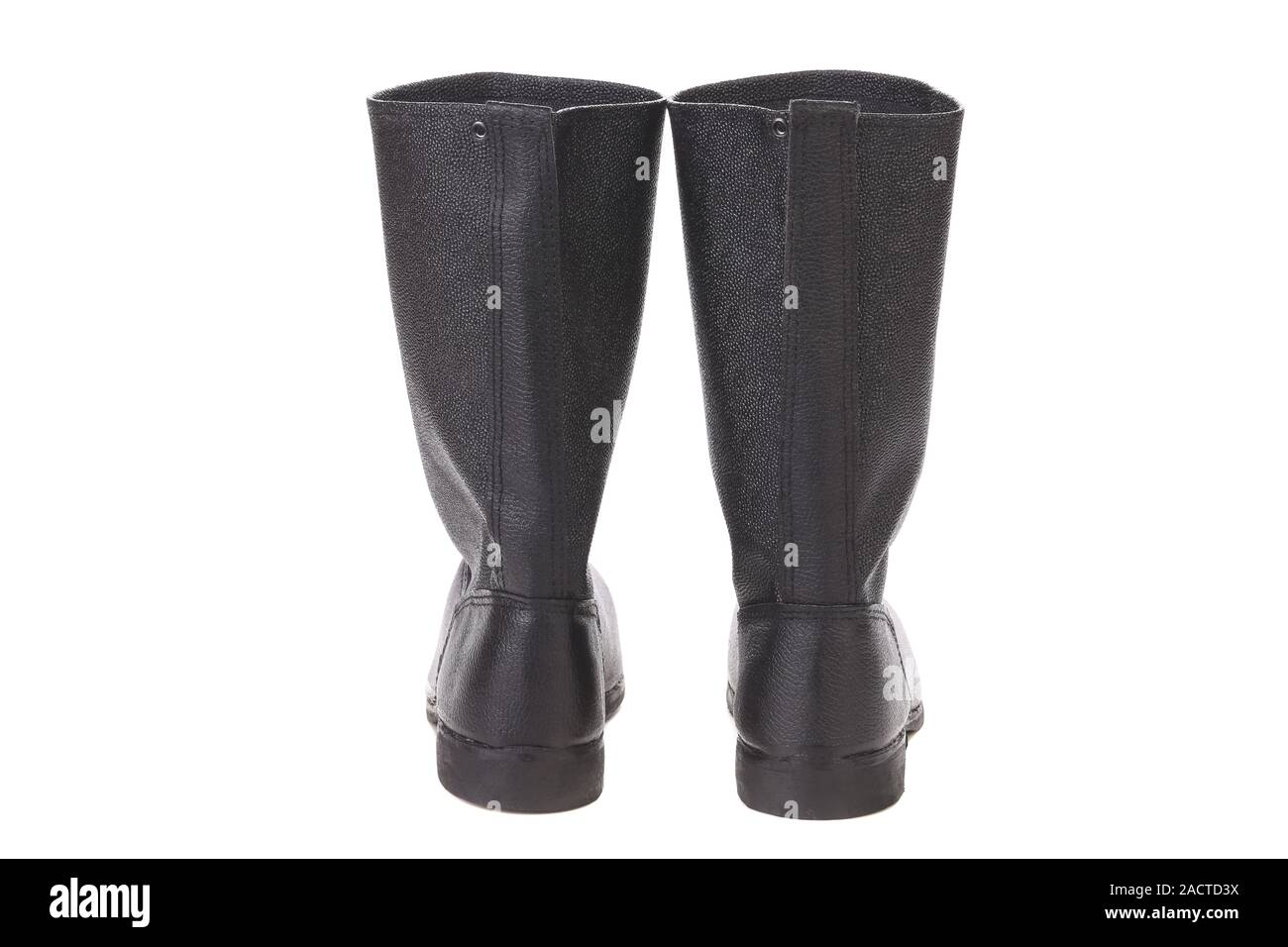 mens high black boots