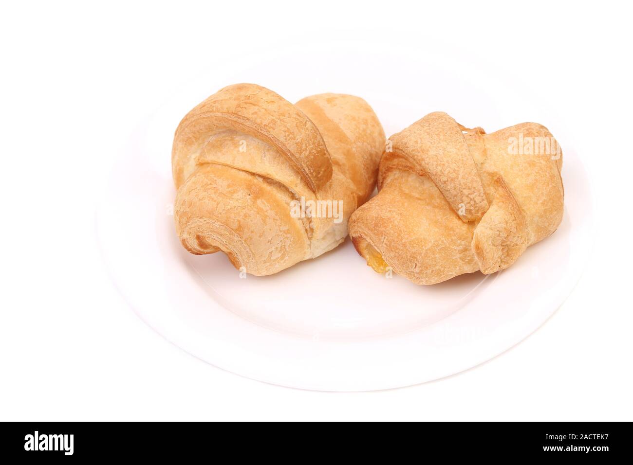 Croissants or crescent rolls Stock Photo Alamy