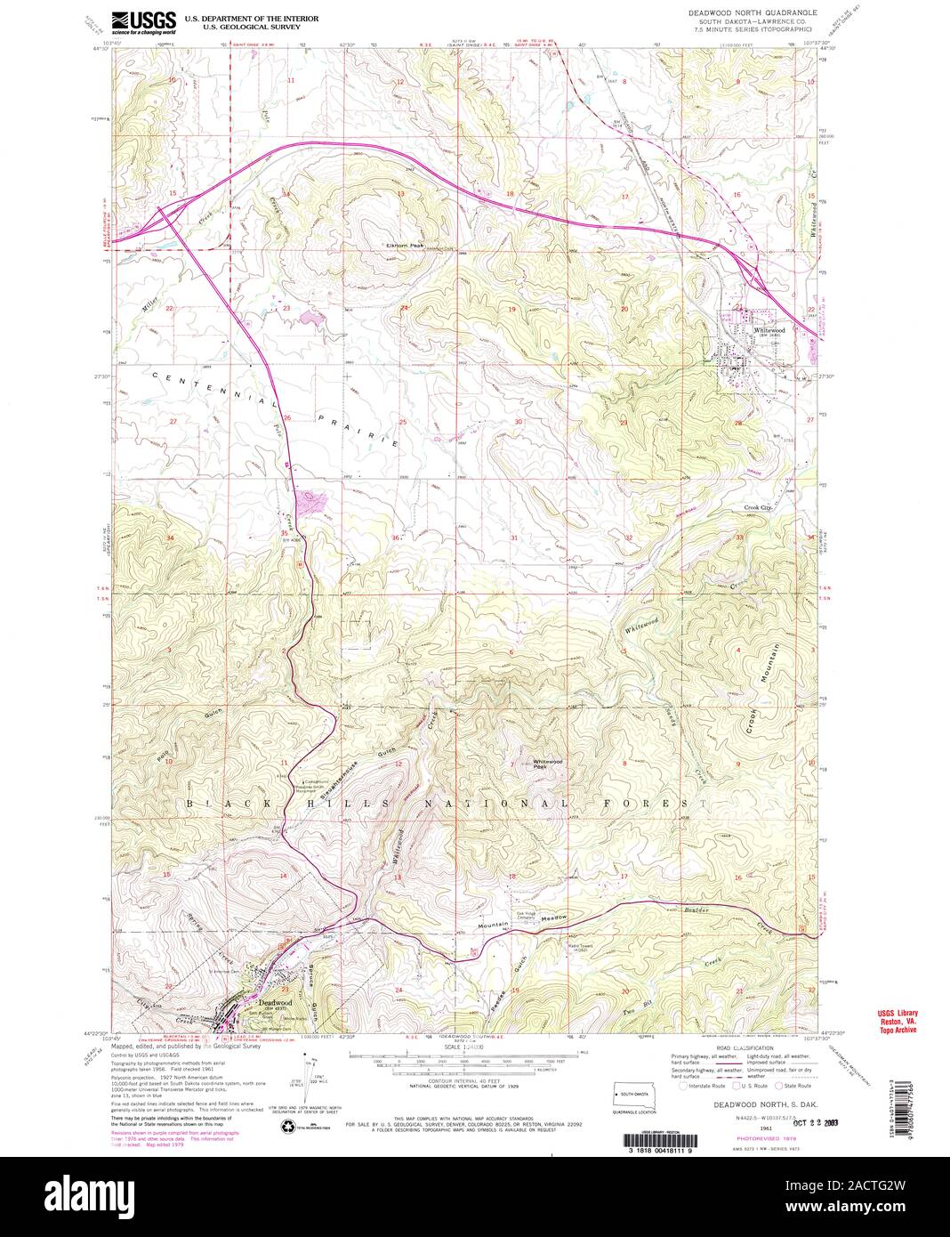 South Dakota Elevation Tints Map Wall Maps