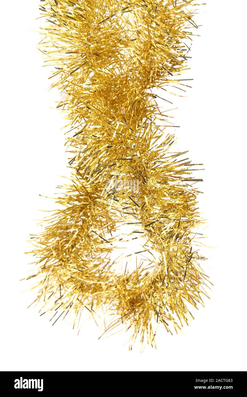 Tinsel. Christmas decoration Stock Photo Alamy