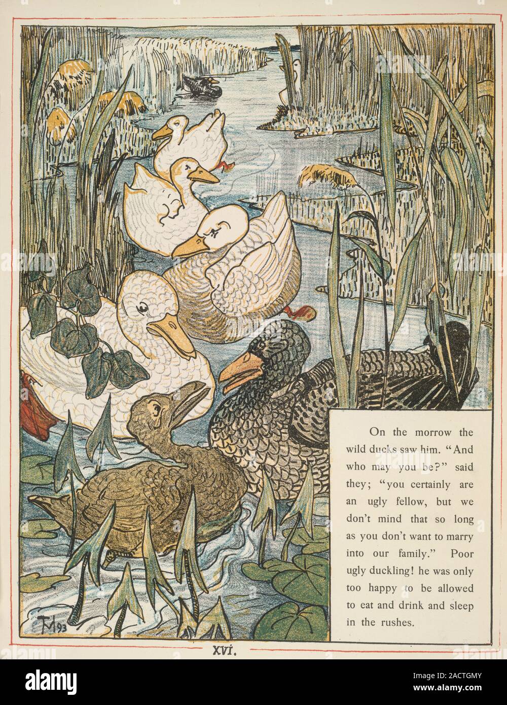 Illustration From The Ugly Duckling Author Hans Christian Andersen illustration-from-the-ugly-duckling-author-hans-christian-andersen