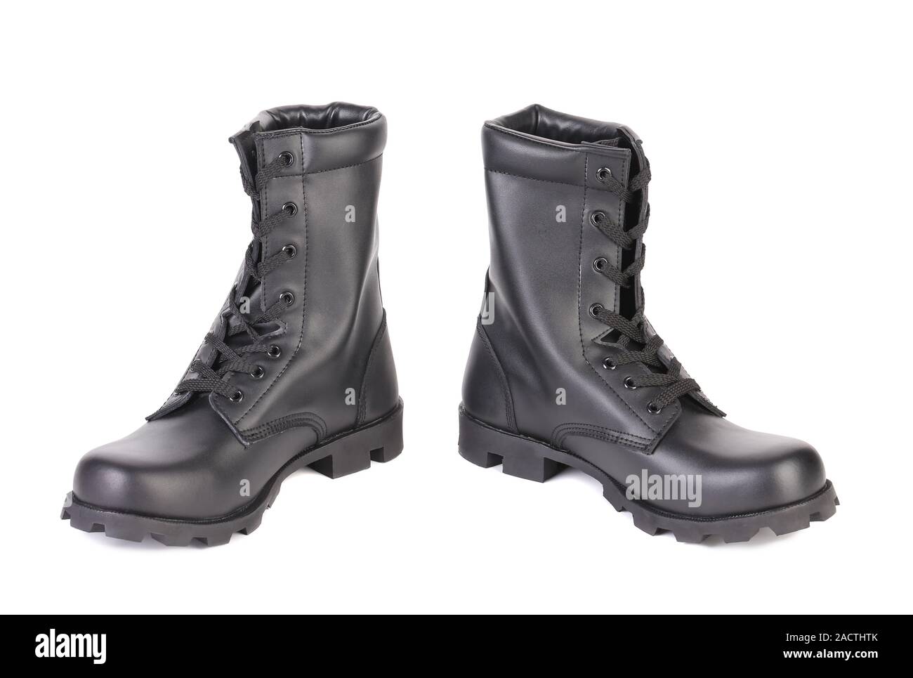 mens high black boots