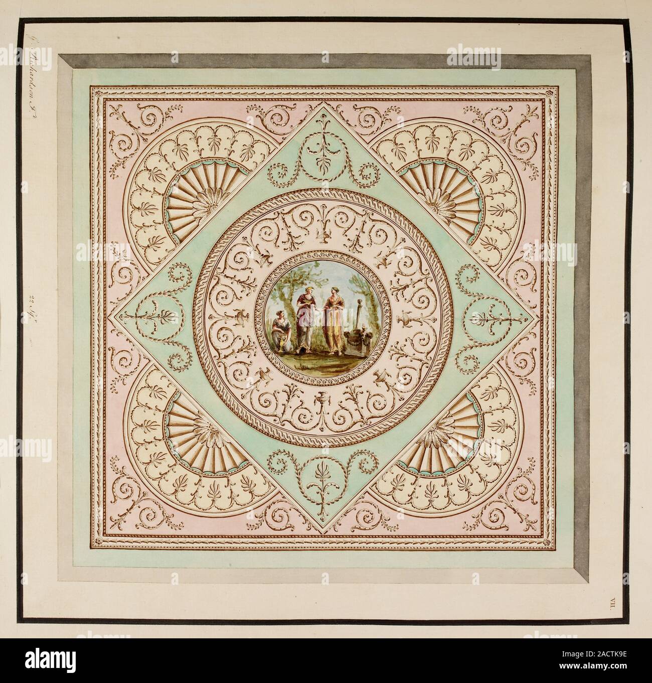 Architectural design of a ceiling Stock Photo - Alamy