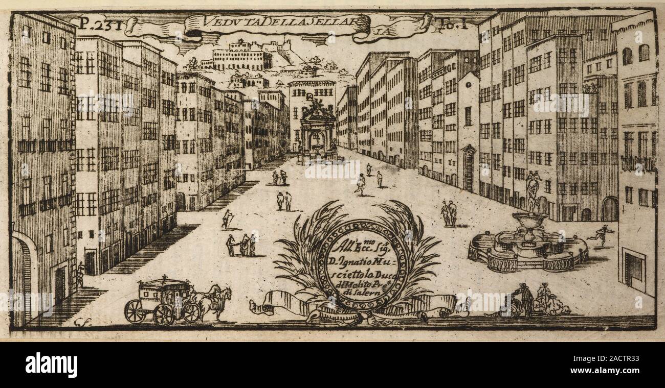 An Illustration of eighteenthcentury Naples, Napoli, 1700. Author