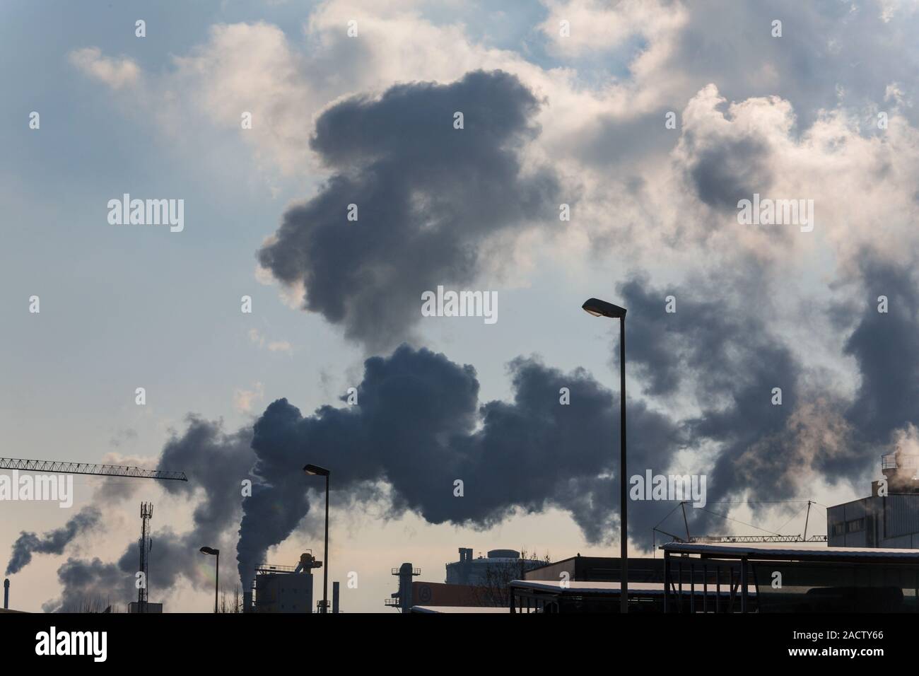 Industrial vent with exhaust gases Stock Photo Alamy