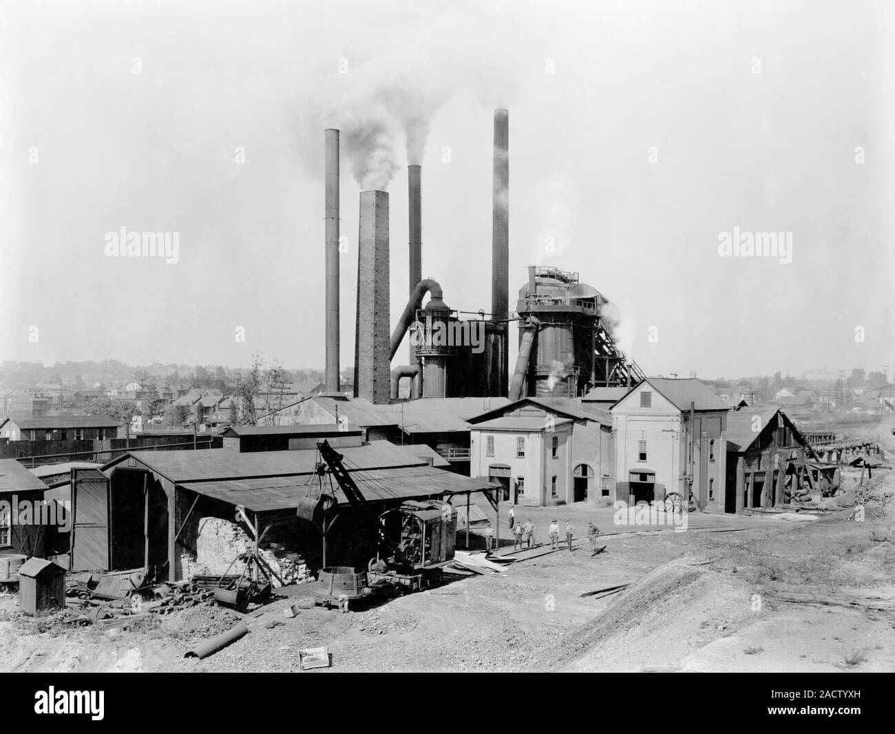 Blast furnace. This is the Lebanon Valley Furnace, Lebanon