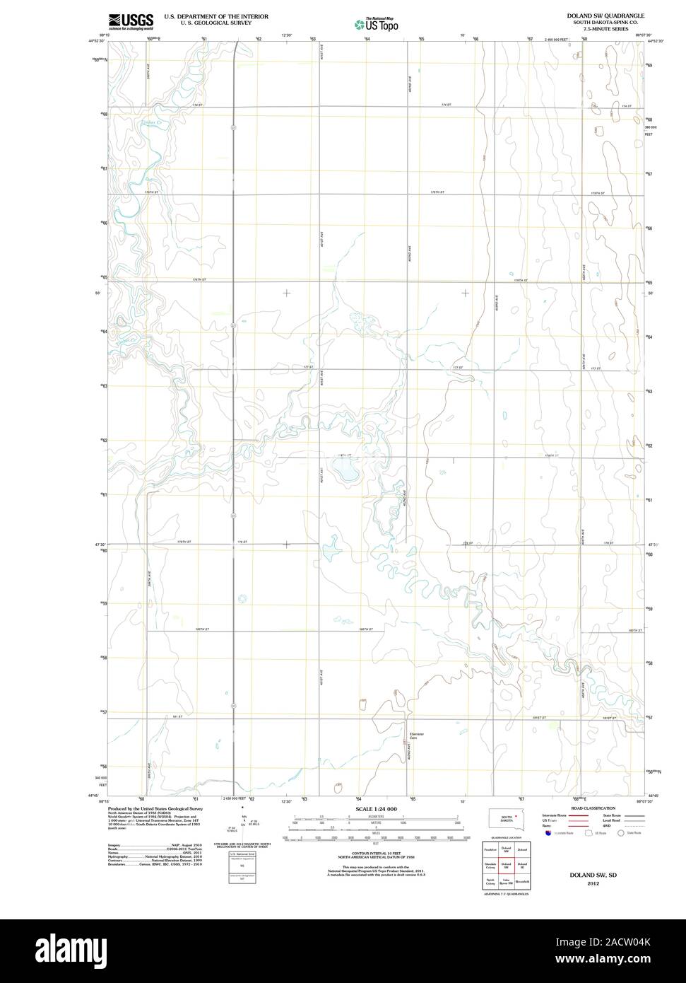 Map of doland hires stock photography and images Alamy
