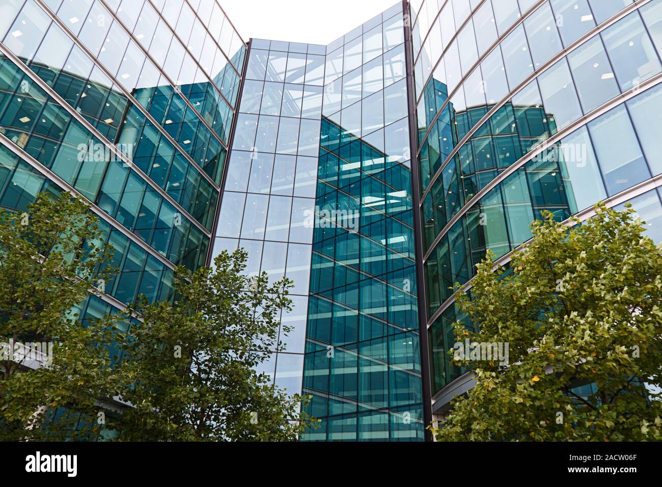 Facade of a modern office building London Stock Photo