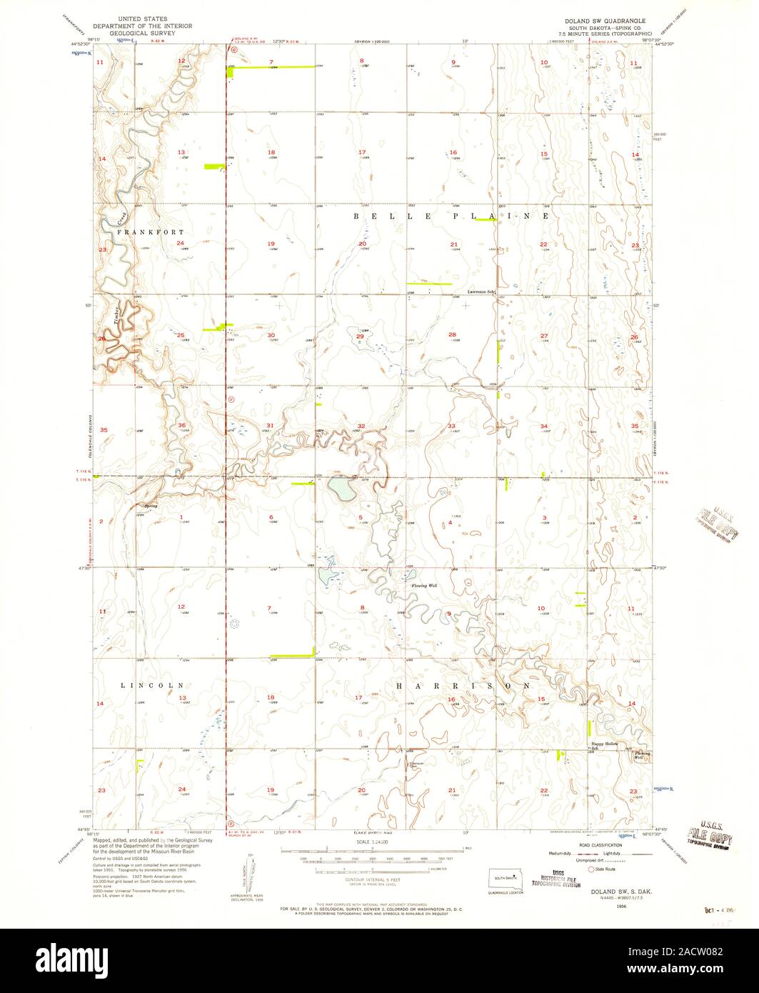 Map of doland hires stock photography and images Alamy