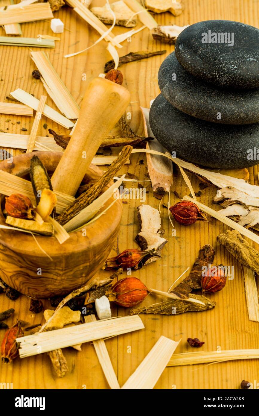 Tea for Traditional Chinese Medicine Stock Photo