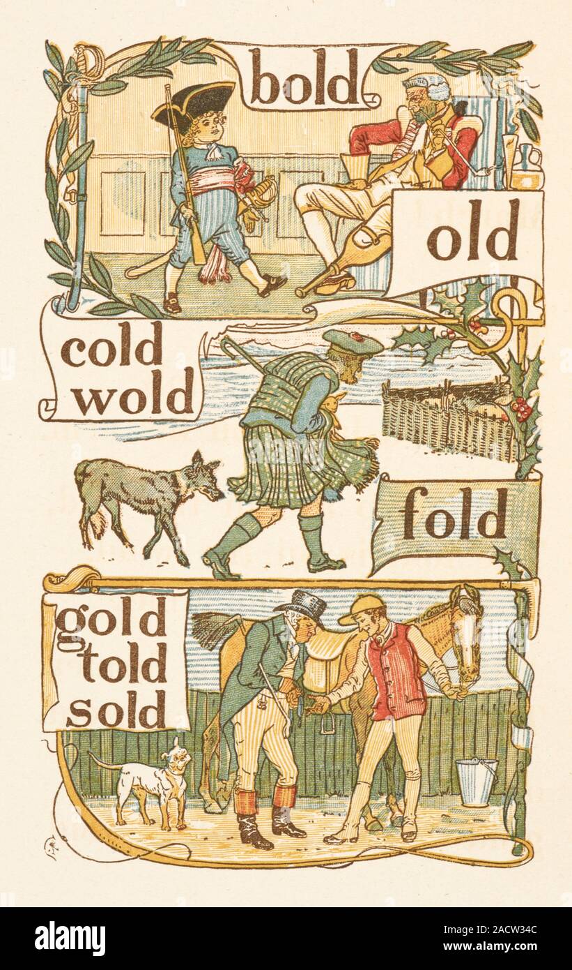 Rhyming words ending in the letter D. A boy dressed as a soldier. A