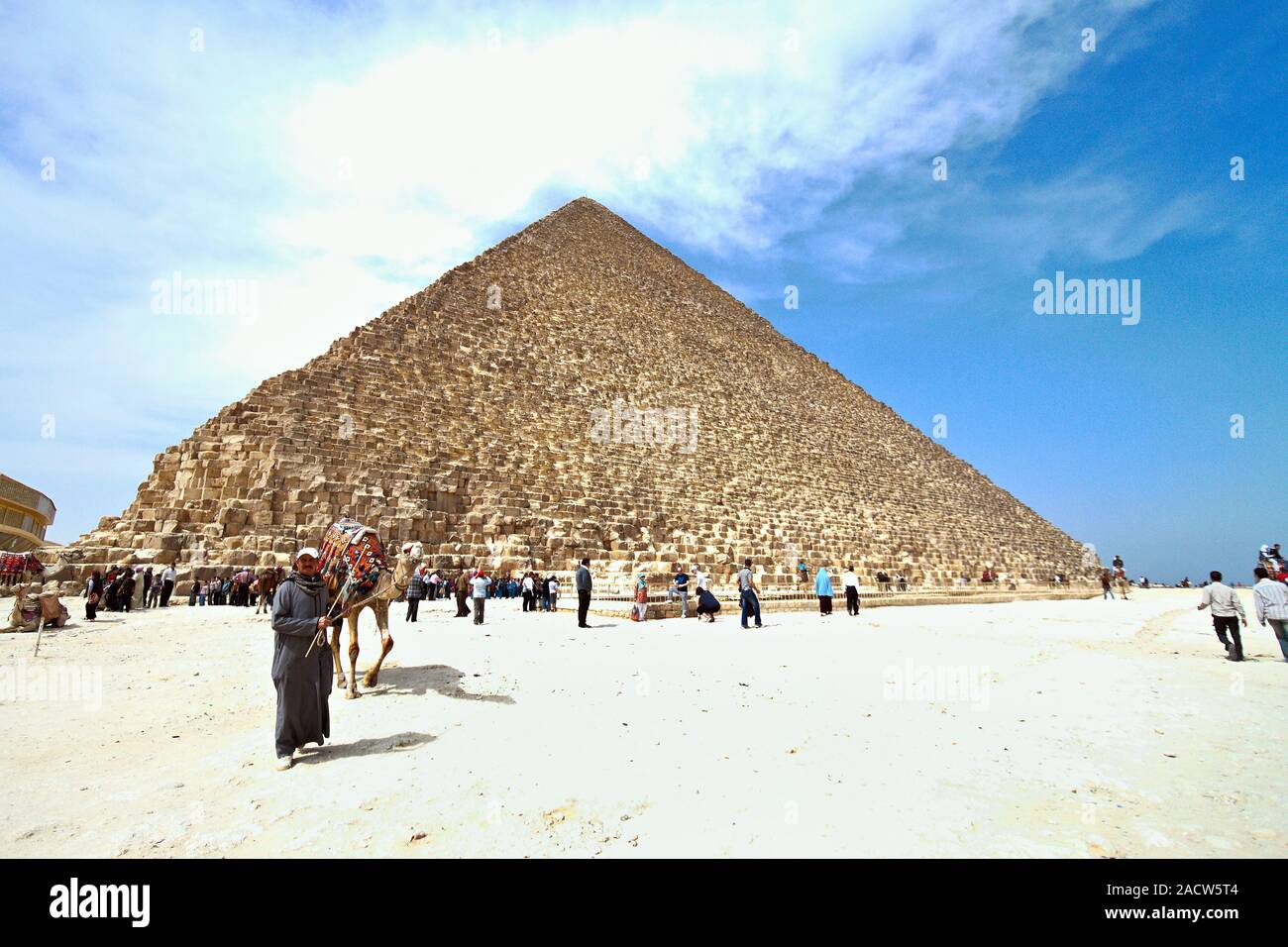 Egypt, Giza, Cheops Pyramid Stock Photo - Alamy