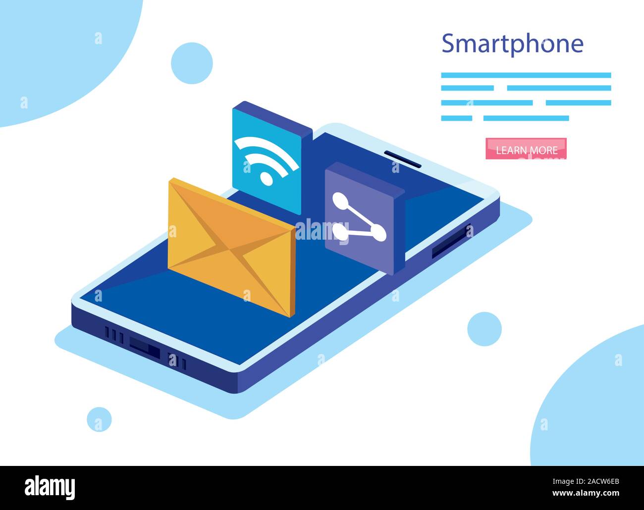 Isometric digital smartphone vector design Stock Vector Image & Art - Alamy
