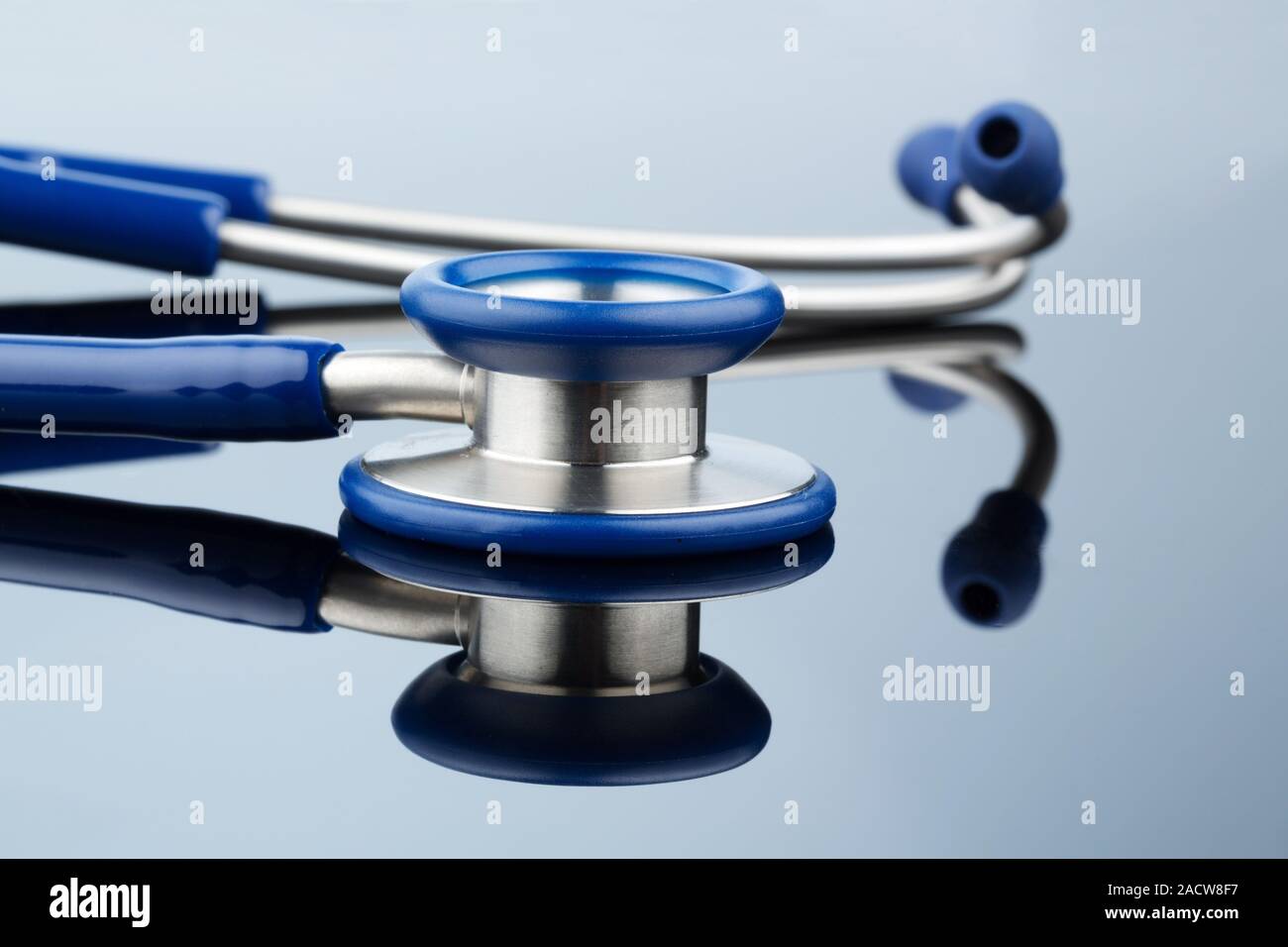 Stethoscope on a white background Stock Photo - Alamy