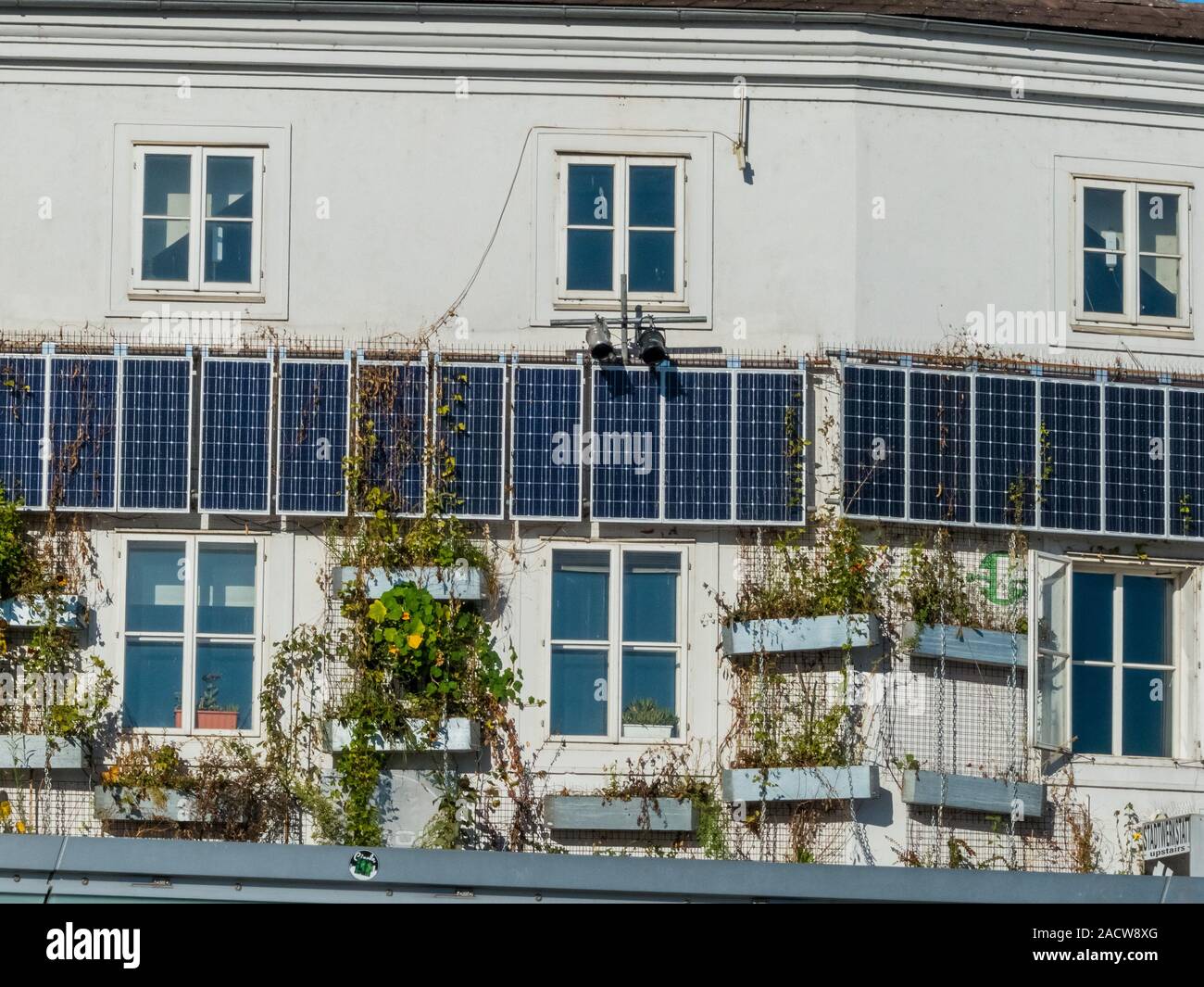 Solar collectors on a residential house Stock Photo - Alamy