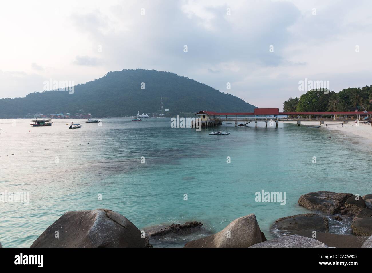 Perhentian islands in Terengganu in Malaysia Stock Photo